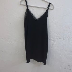 Zara little black dress with lace detail! Size small